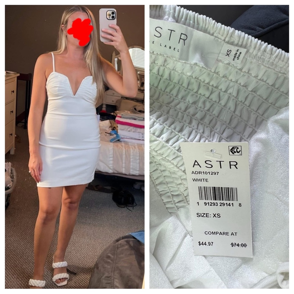 ASTR White Dress